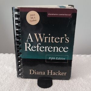 Black and Green Writer's Reference Journal